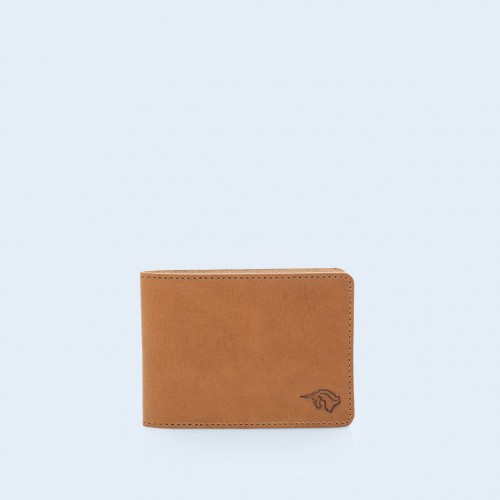 Skórzany portfel męski - SLOW Coin2 Wallet camel 
