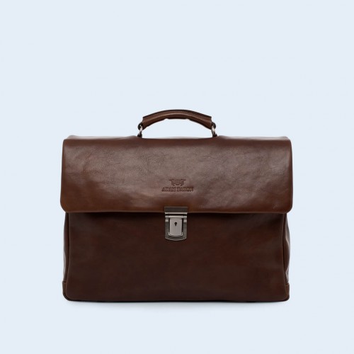 Skórzana torba biznesowa - Verity Executive brown