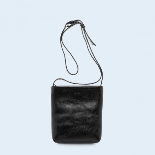 Skórzana torebka na ramię - ADAM BARON Home 10 black