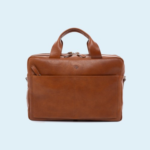 Skórzana torba biznesowa - Nonconformist Sharp3 Bag cognac