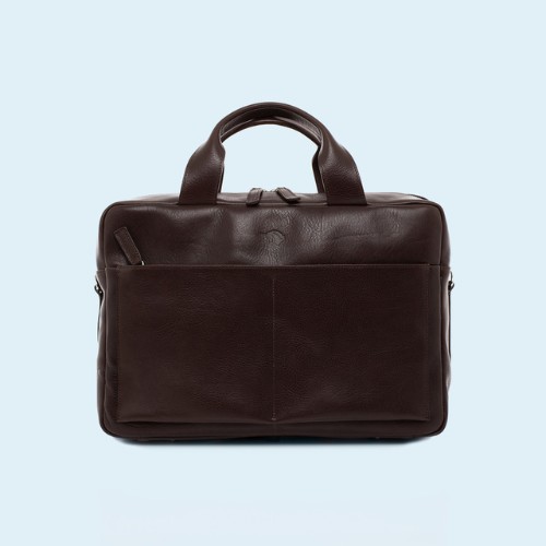 Skórzana torba biznesowa - Nonconformist Sharp3 Bag brown
