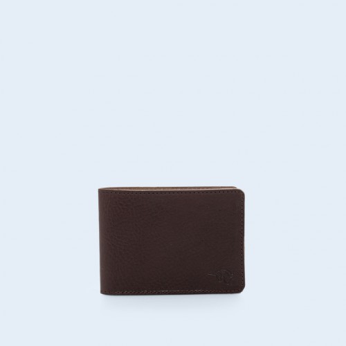 Skórzany portfel męski - SLOW Coin2 Wallet brown
